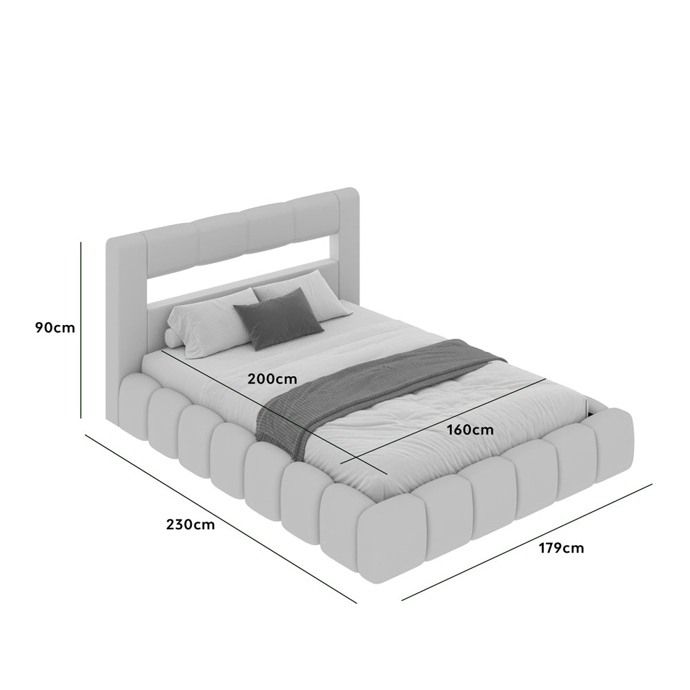 concept-usine-omaha-lit-coffre-160x200-led-velours-beige image 8