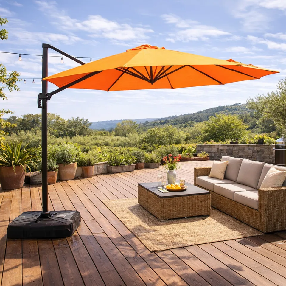 concept-usine-castillo-parasol-d-port-350-cm-orange-rotatif-solaire image 1