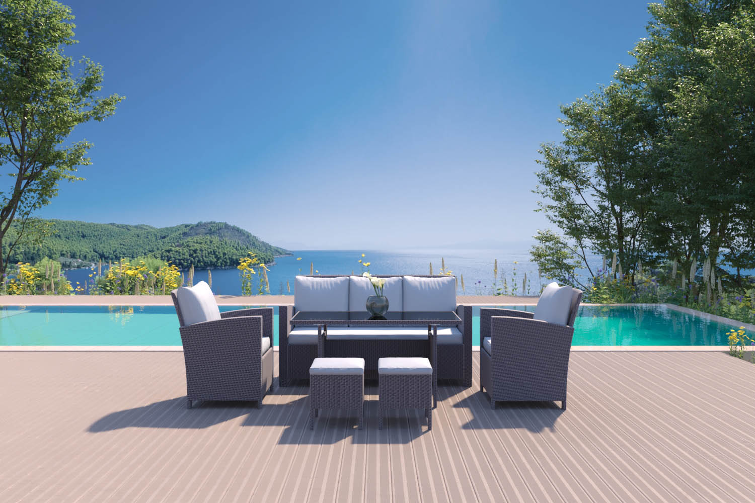 concept-usine-modena-salon-jardin-7-places-gris-fonc image 4