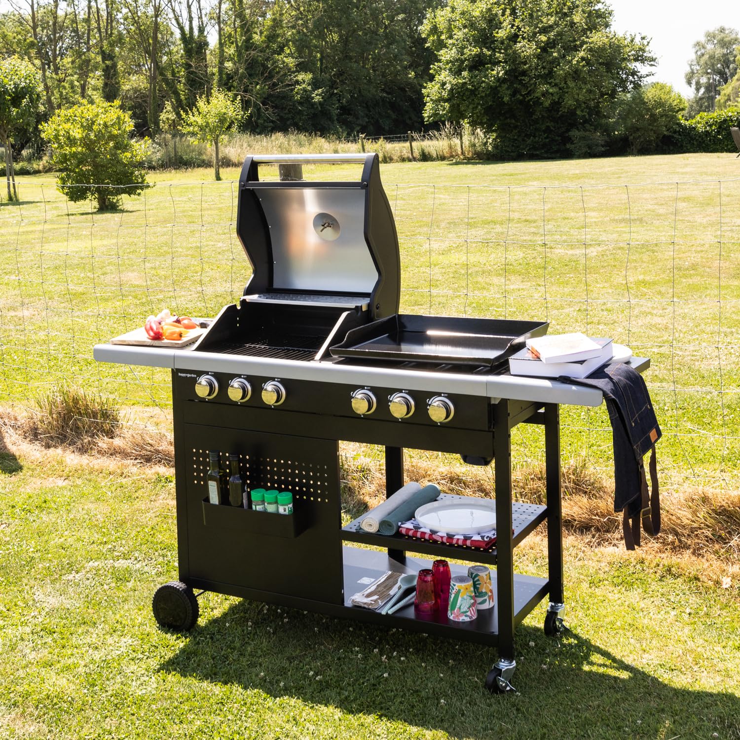 happy-garden-vesuvio-barbecue-gaz-duo-plancha-6-br-leurs-18kw image 2