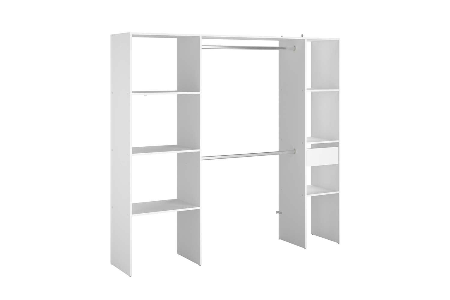 concept-usine-elysee-dressing-blanc-bois-198-cm image 2