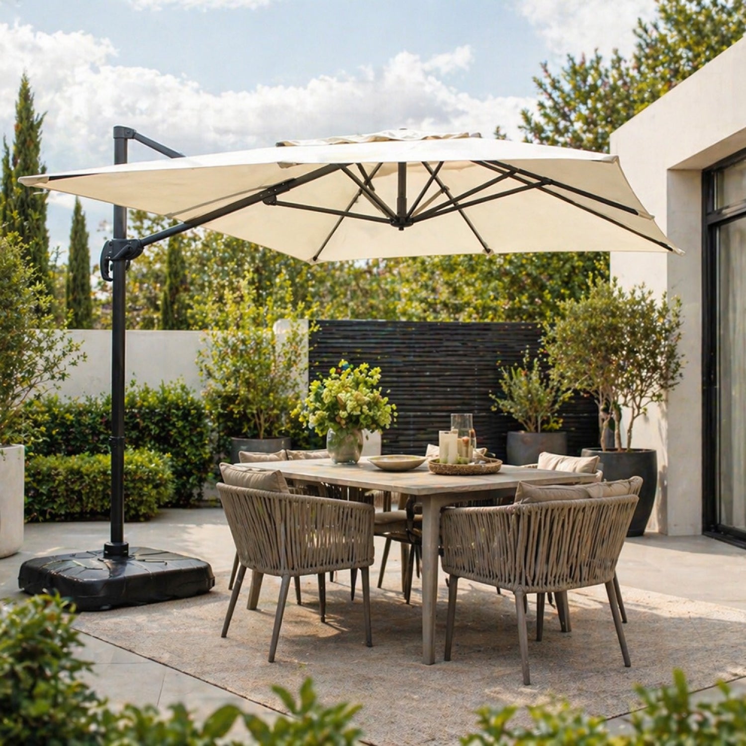 concept-usine-piana-parasol-d-port-2x3m-rotatif-gris-solaire image 1