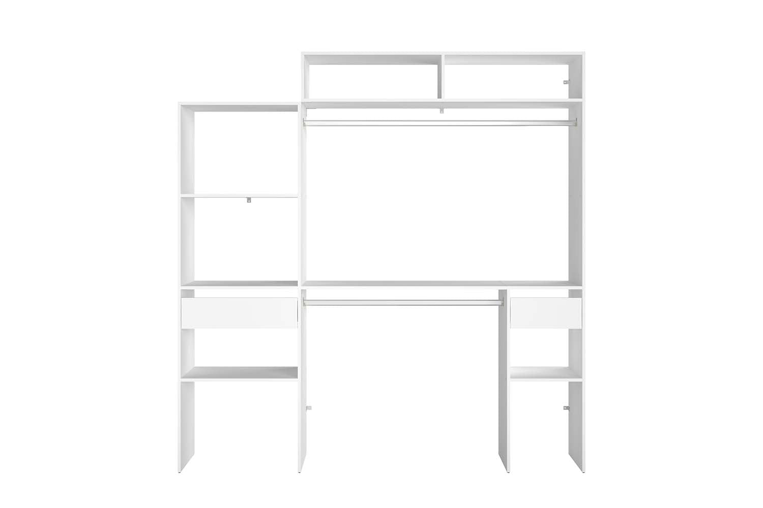 concept-usine-elys-e-dressing-extensible-blanc-140-cm-avec-tiroir image 3