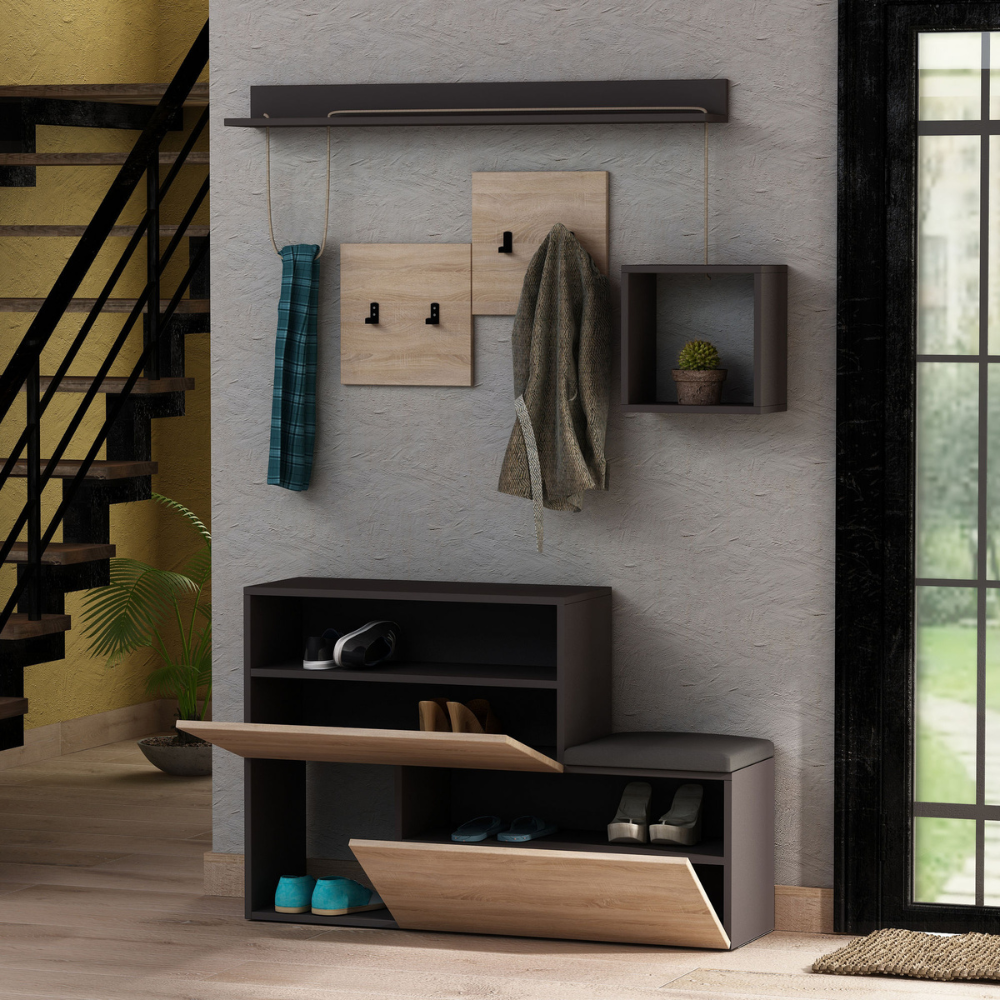 concept-usine-inga-meuble-entr-e-bois-blanc-porte-manteau image 2