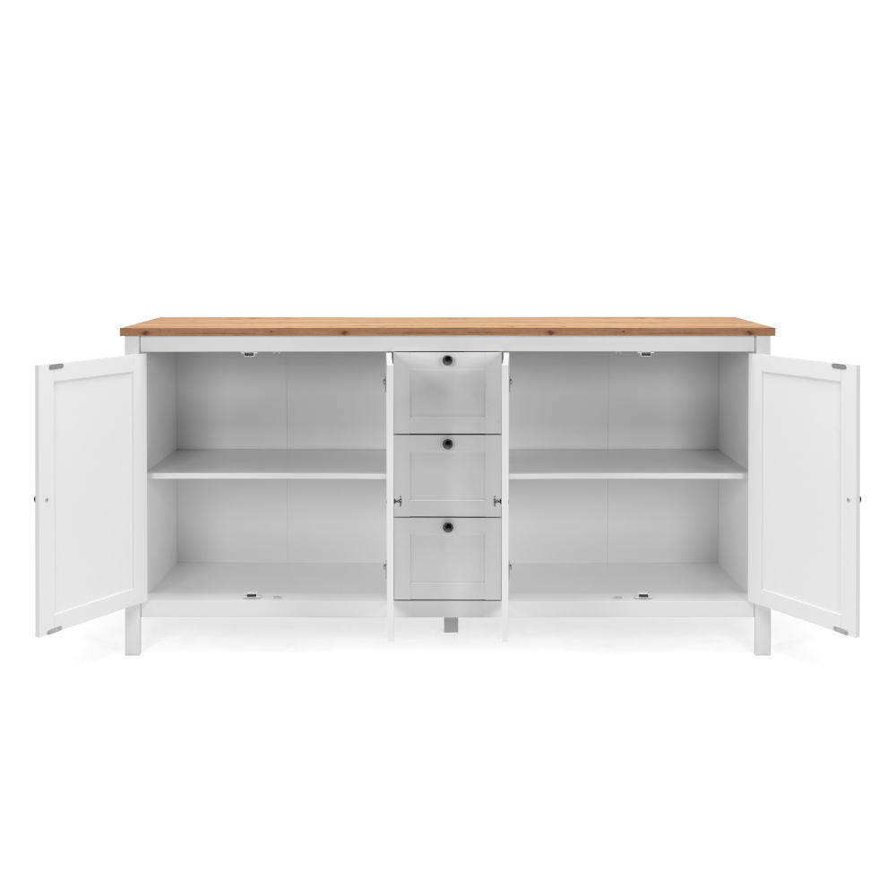 concept-usine-skadar-buffet-blanc-et-bois-180-cm-scandinave image 4
