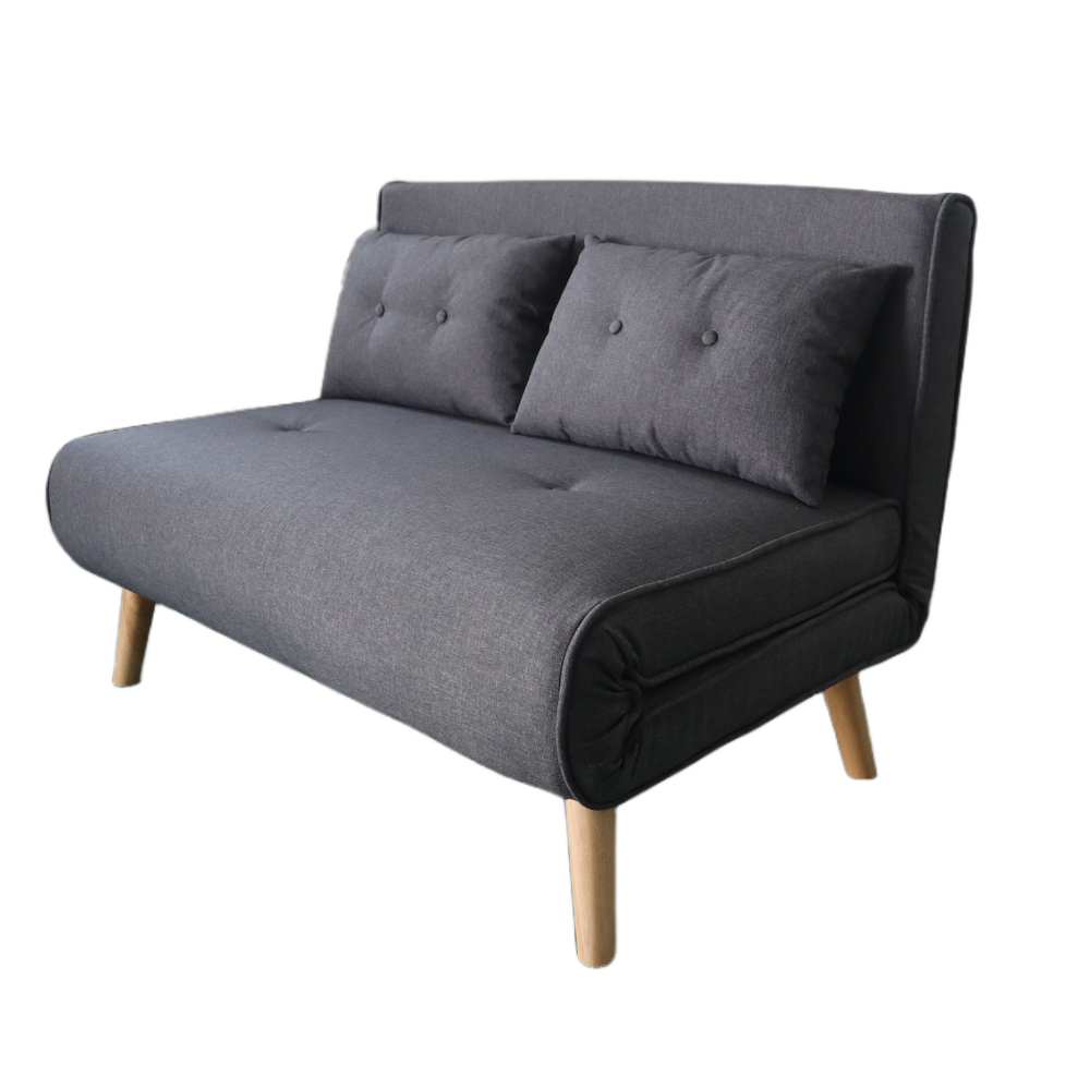 concept-usine-doris-canap-convertible-tissu-gris-2-places-120-cm image 3