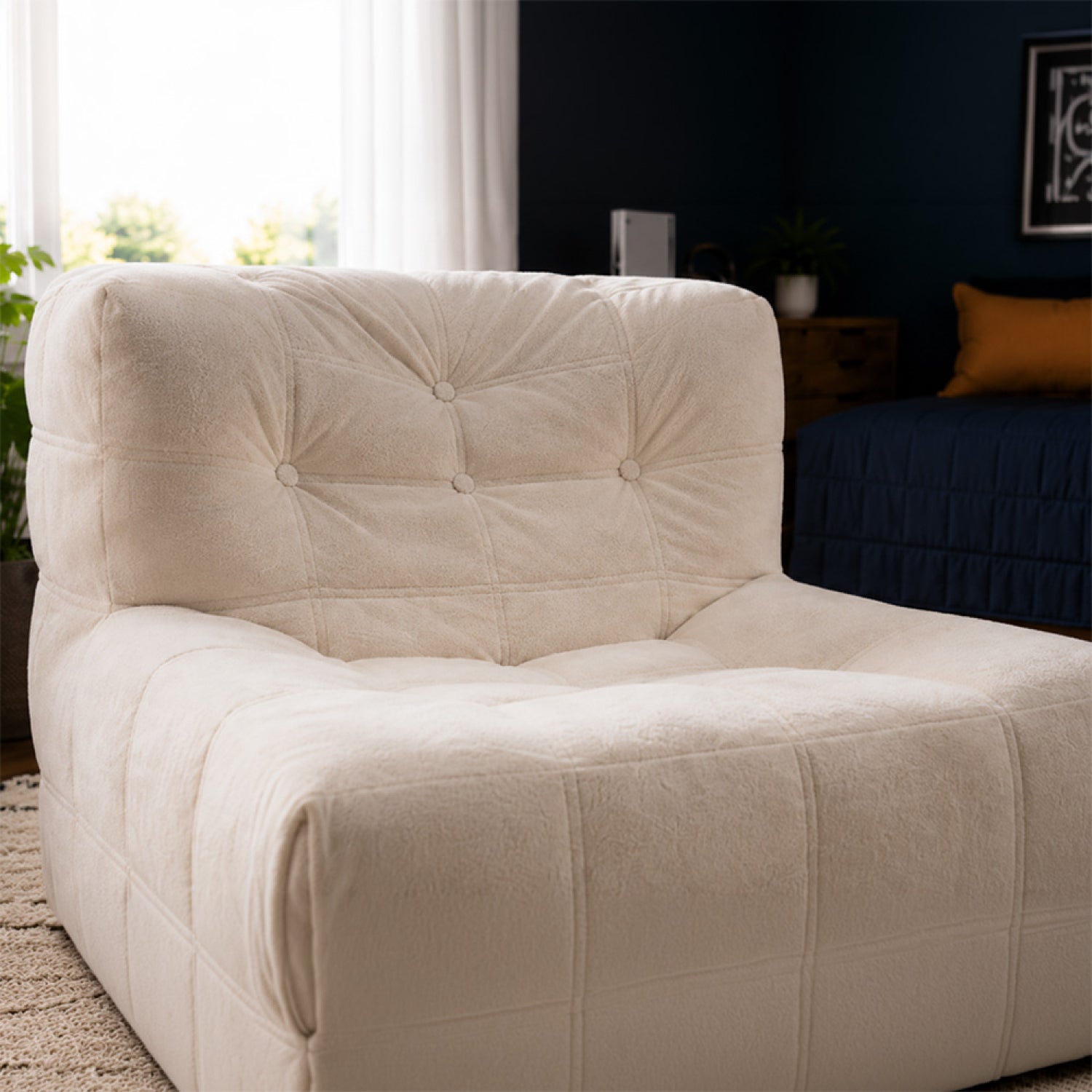 concept-usine-xandra-fauteuil-compress-velours-beige-1-place image 5