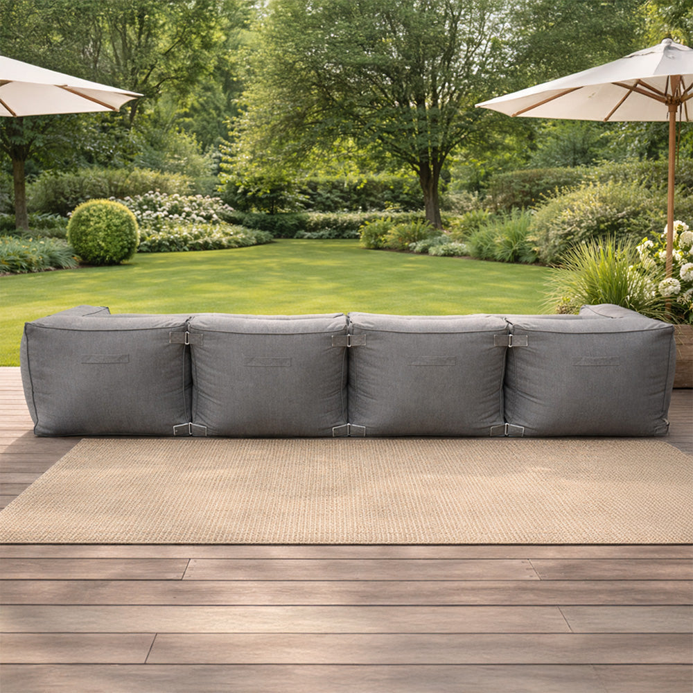 concept-usine-praiano-4-poufs-ext-rieur-modulable-gris image 6