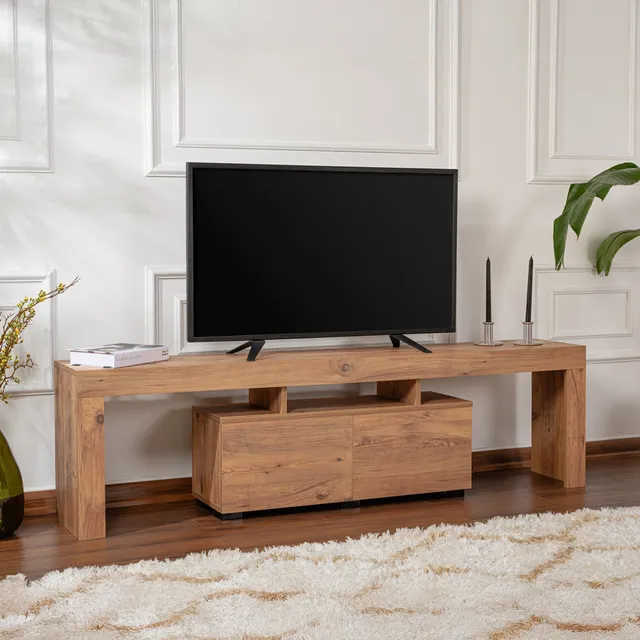 concept-usine-juxe-meuble-tv-bois-180-cm-avec-rangement image 1