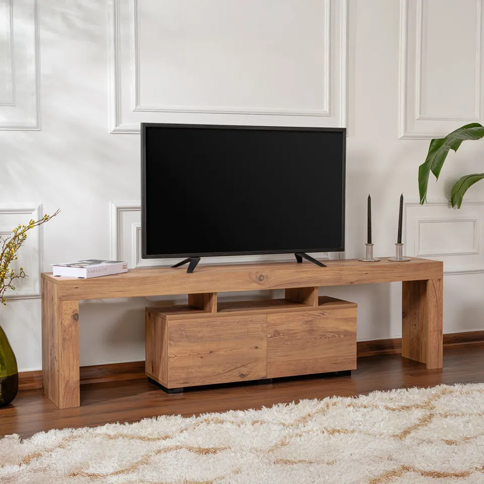 concept-usine-juxe-meuble-tv-bois-180-cm-avec-rangement image 1