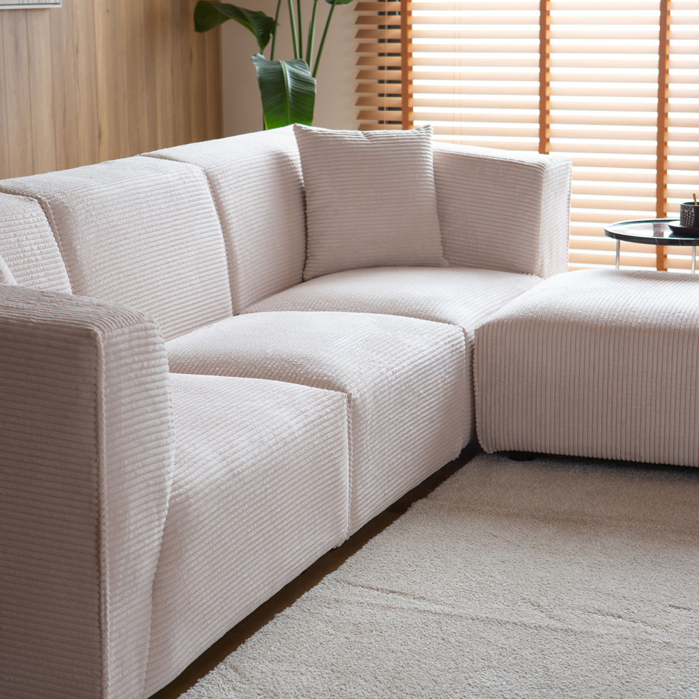 concept-usine-monroe-canap-velours-c-tel-beige-3-places-avec-pouf image 7