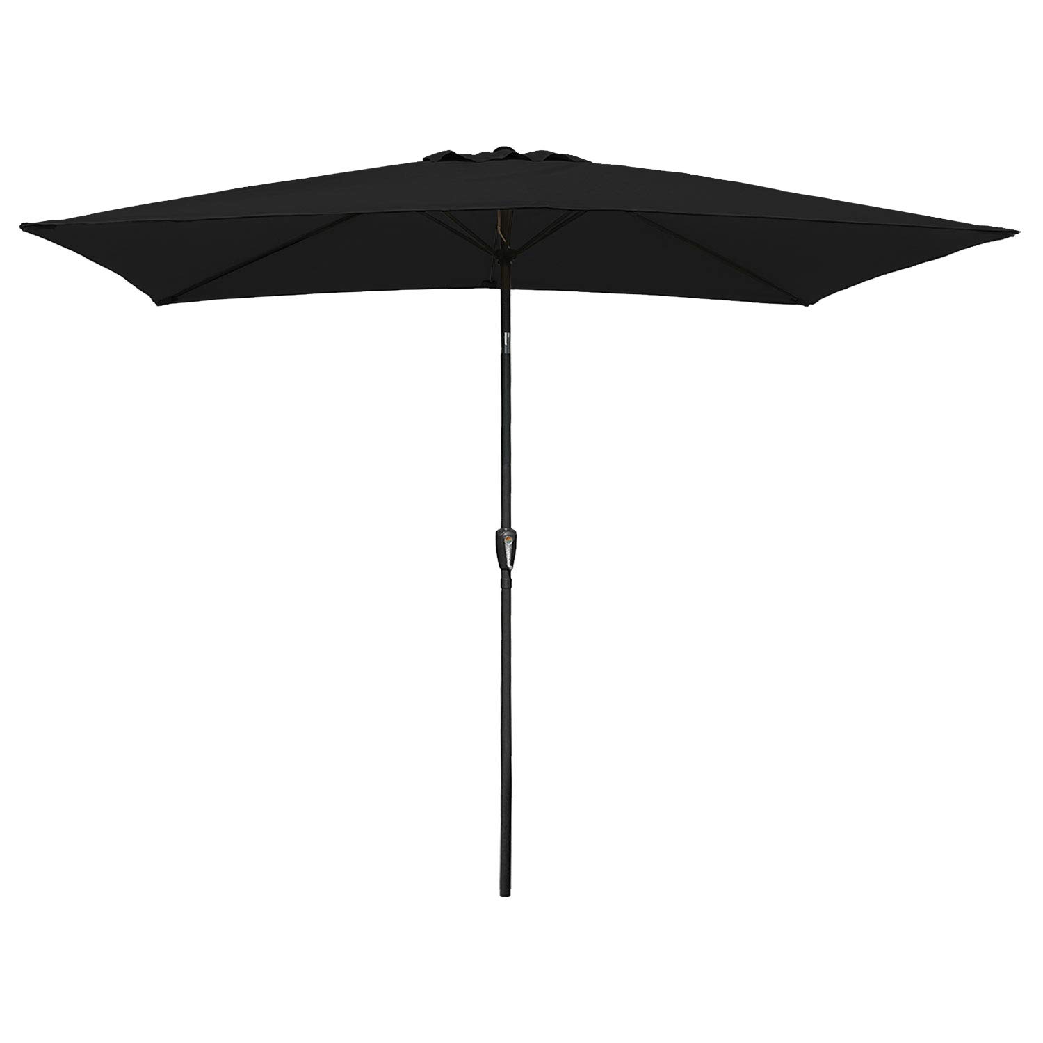 happy-garden-hapuna-parasol-droit-rectangulaire-2x3-m-noir-manivelle image 1