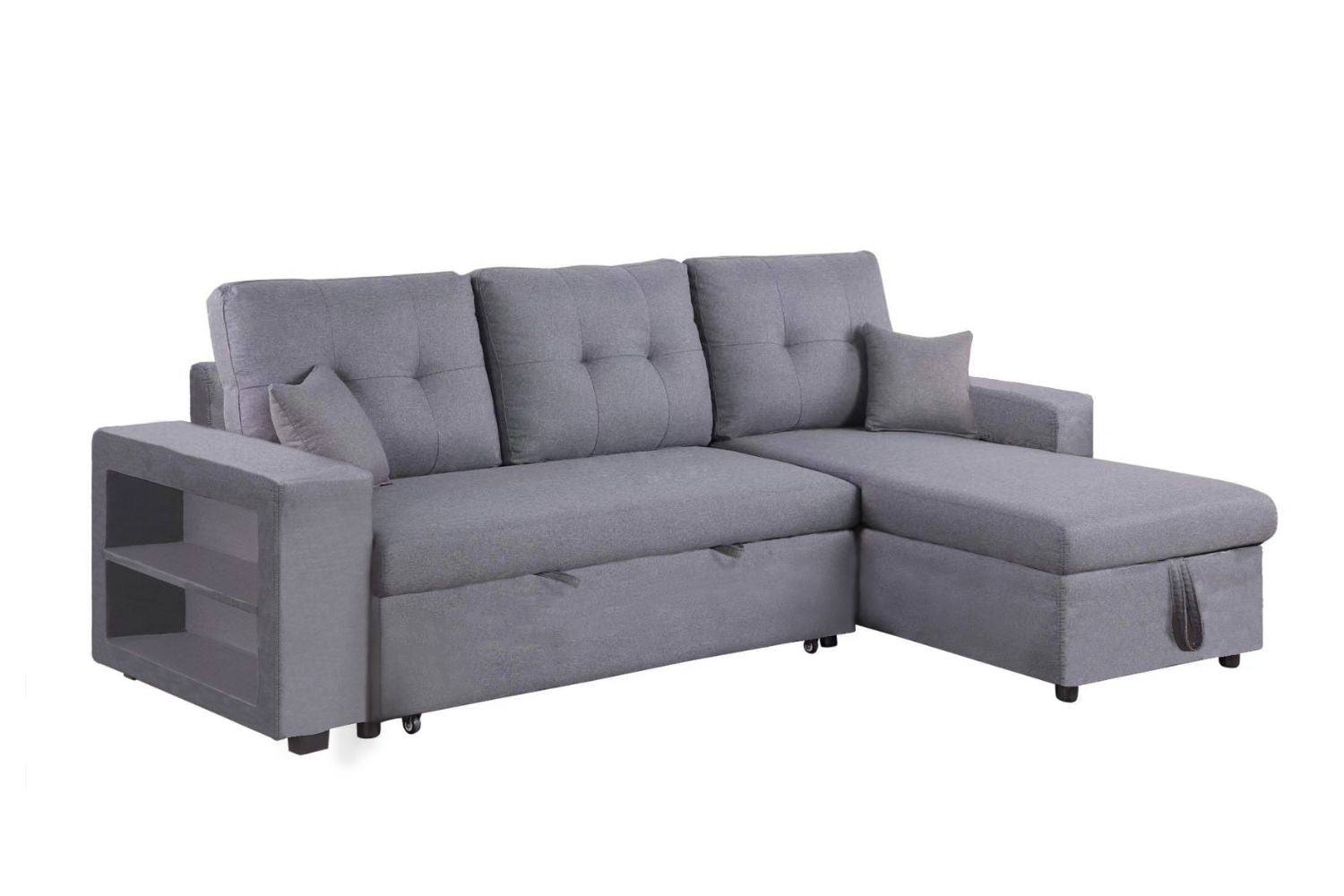 concept-usine-glasgow-canap-angle-convertible-gris-clair image 7