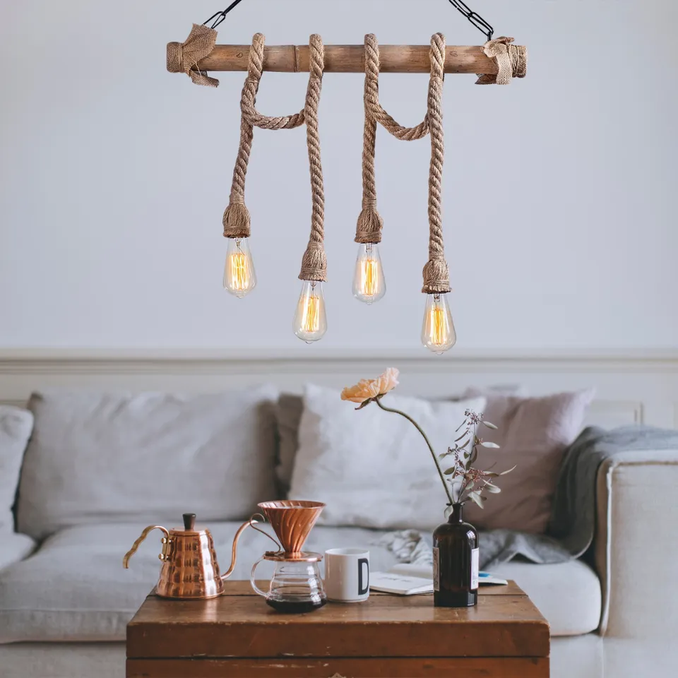concept-usine-loane-suspension-bois-4-lampes-noir image 1