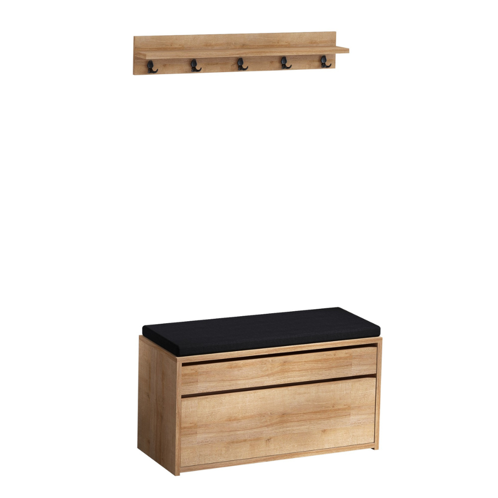 concept-usine-larvik-meuble-d-entr-e-bois-avec-porte-manteau-design image 3