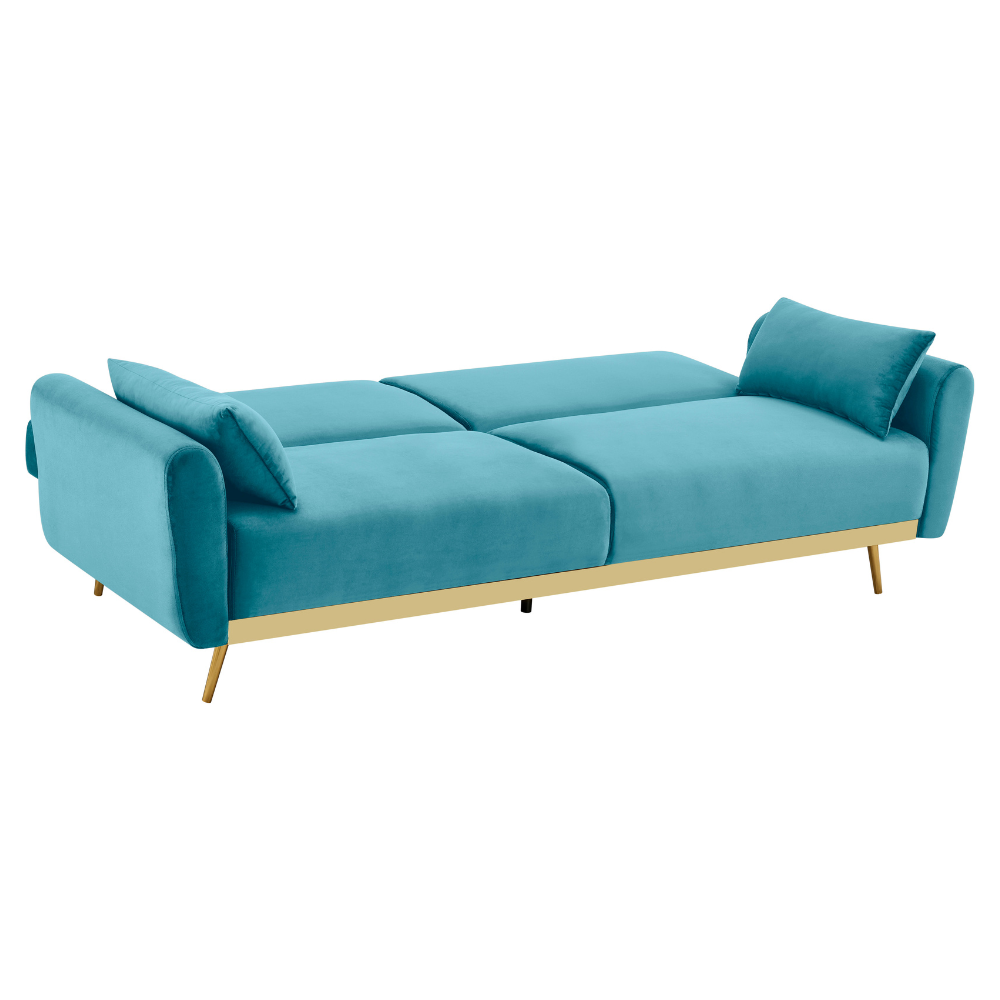 concept-usine-cyano-canap-convertible-velours-bleu-210-cm image 4