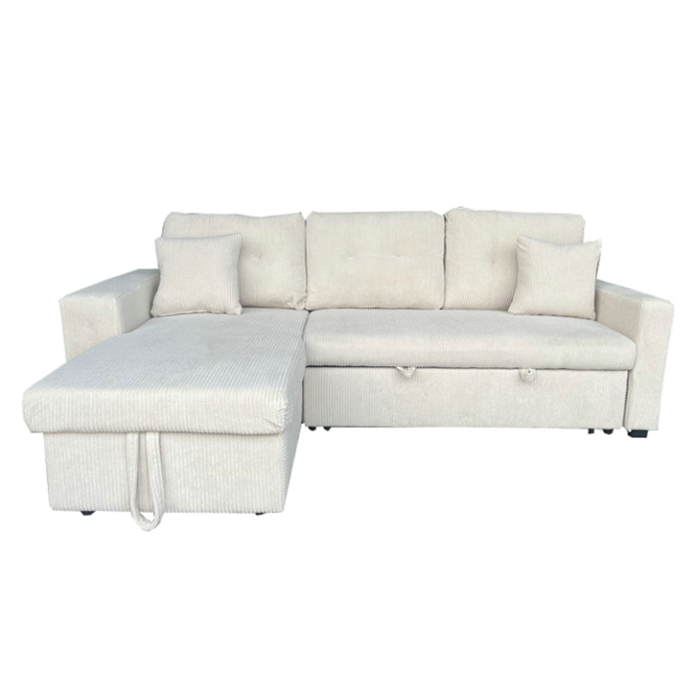 concept-usine-glasgow-canap-d-angle-convertible-velours-beige-4-places image 6