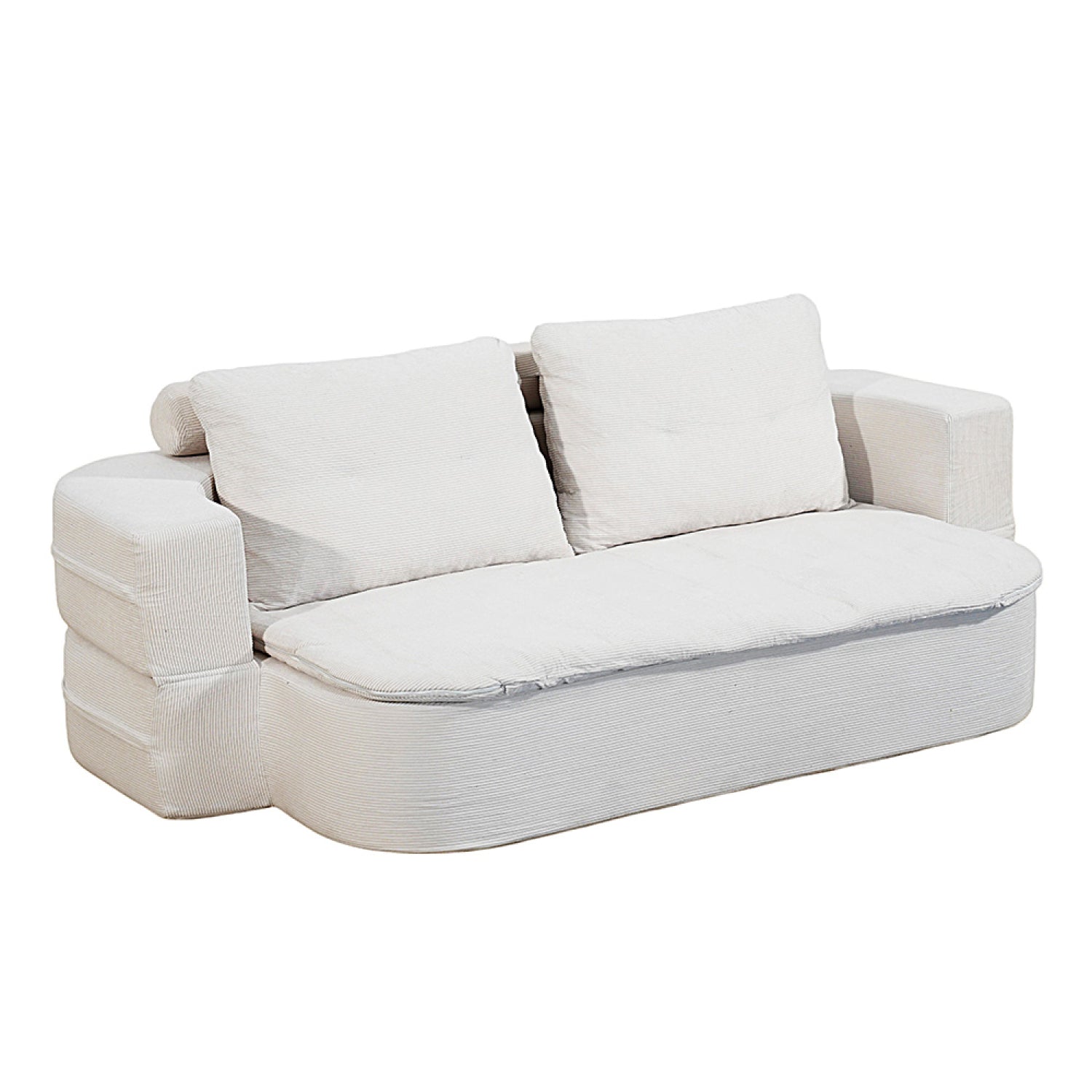 concept-usine-watford-canap-convertible-velours-beige-3-places image 5