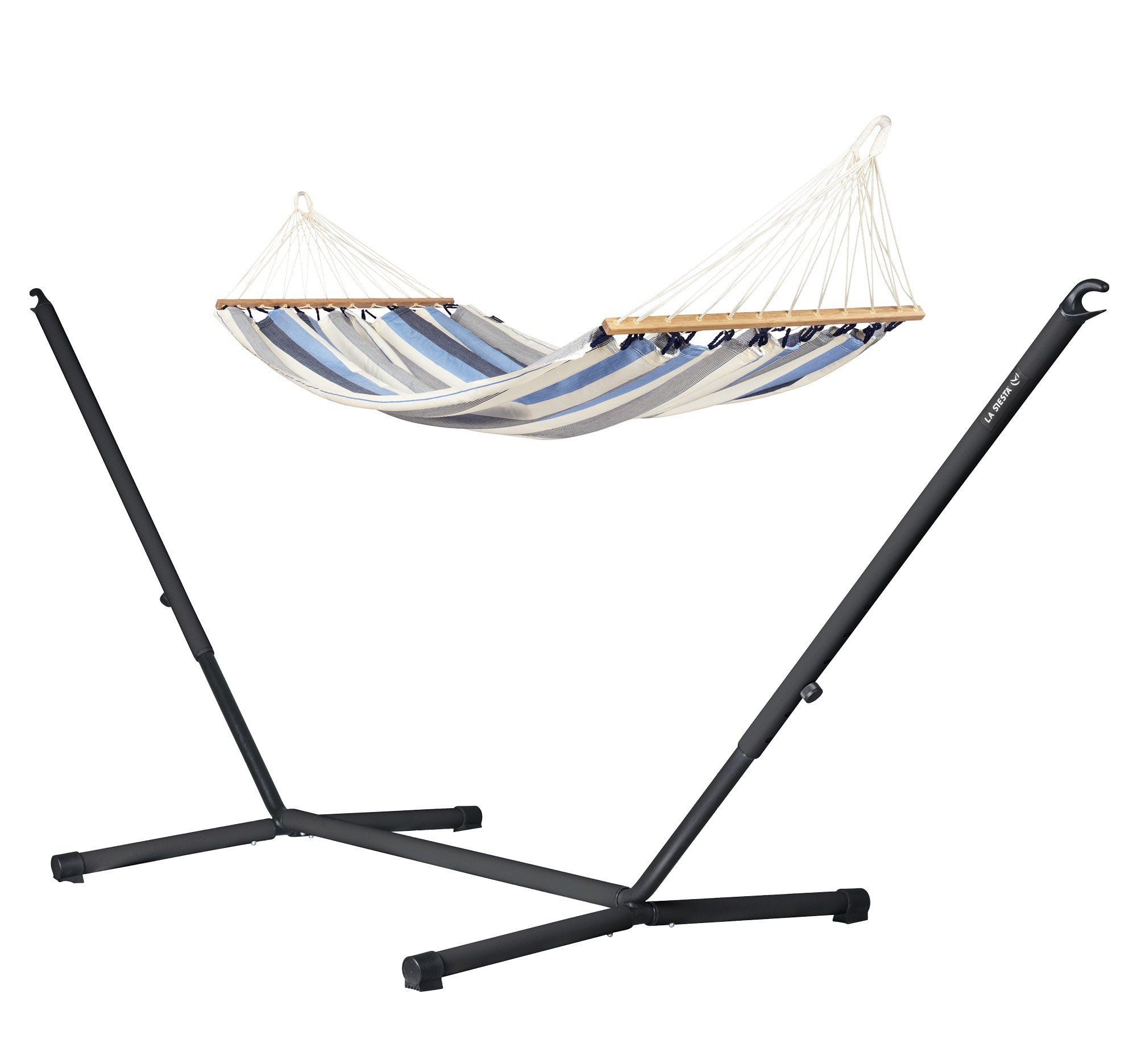 la-siesta-nautico-outdoor-hamac-sea-salt-double-350-cm-barres image 1