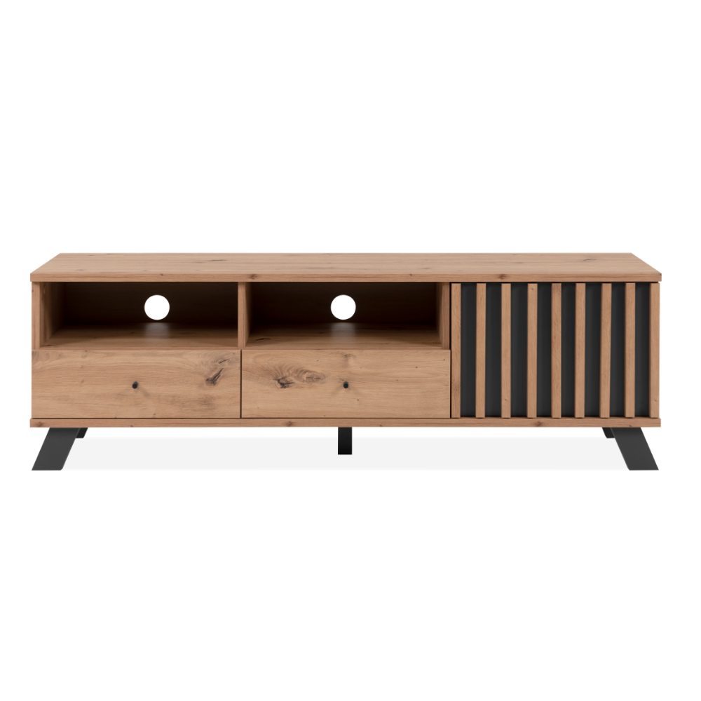 concept-usine-split-meuble-tv-140-cm-bois-industriel image 3