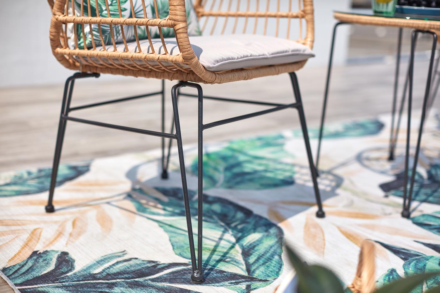 concept-usine-galicia-petit-salon-de-jardin-beige-rotin-2-places image 3