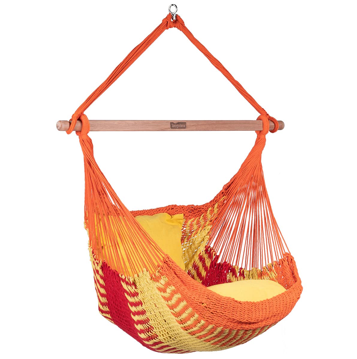 tropilex-mexico-fuego-fauteuil-suspendu-rouge-coton image 1