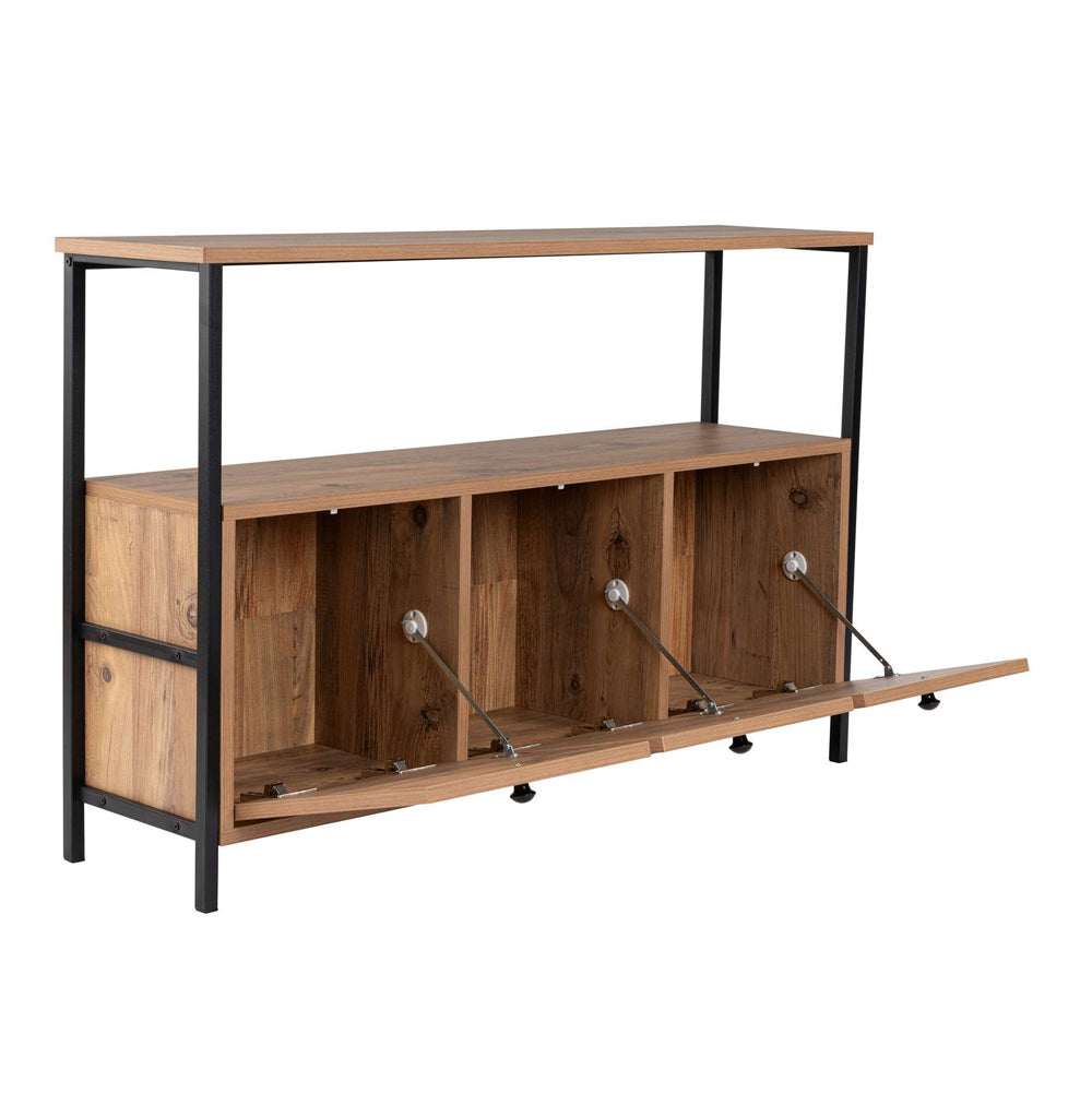 concept-usine-solis-buffet-industriel-bois-noir-120-cm image 6
