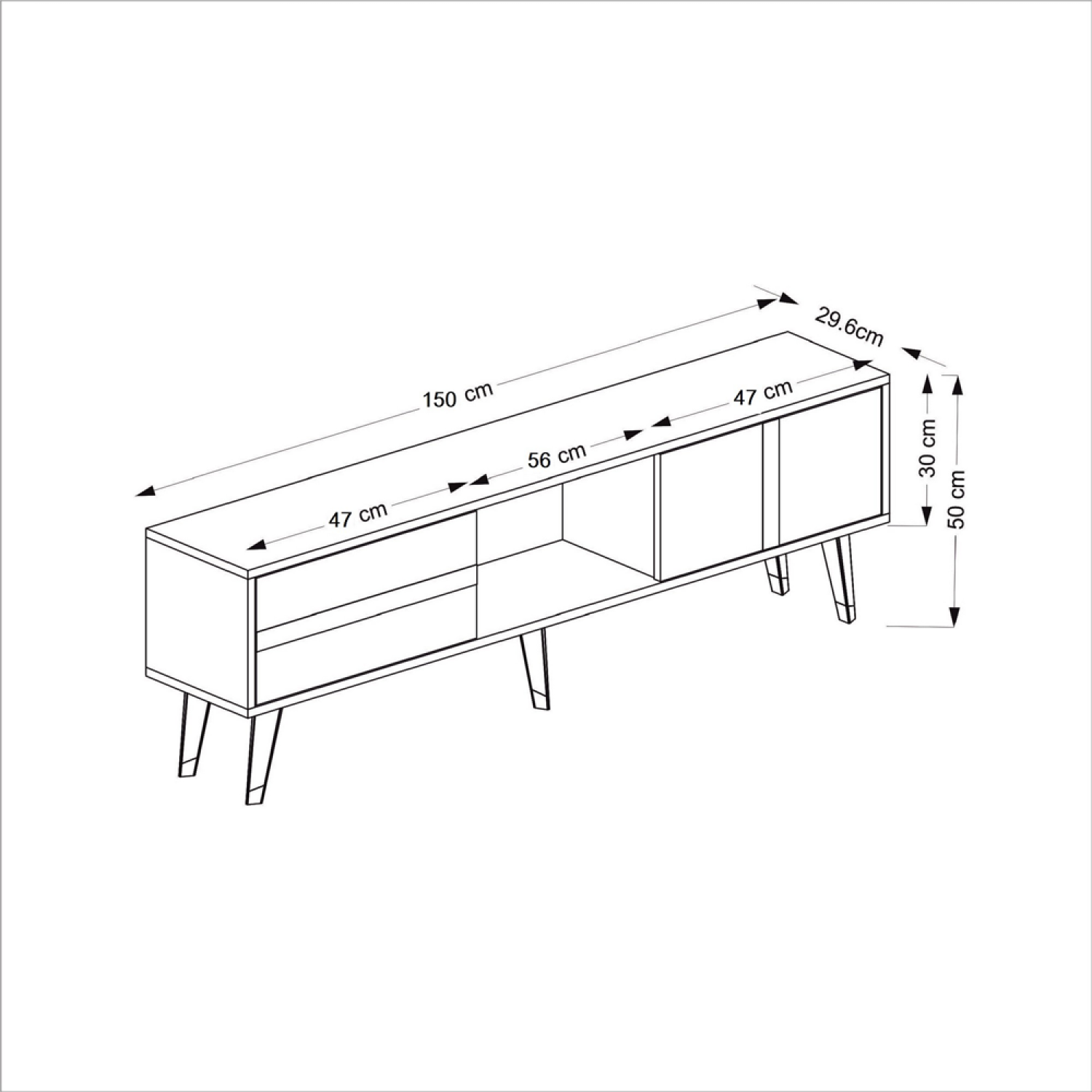 concept-usine-suny-meuble-tv-150-cm-anthracite-chemin-e-led image 6