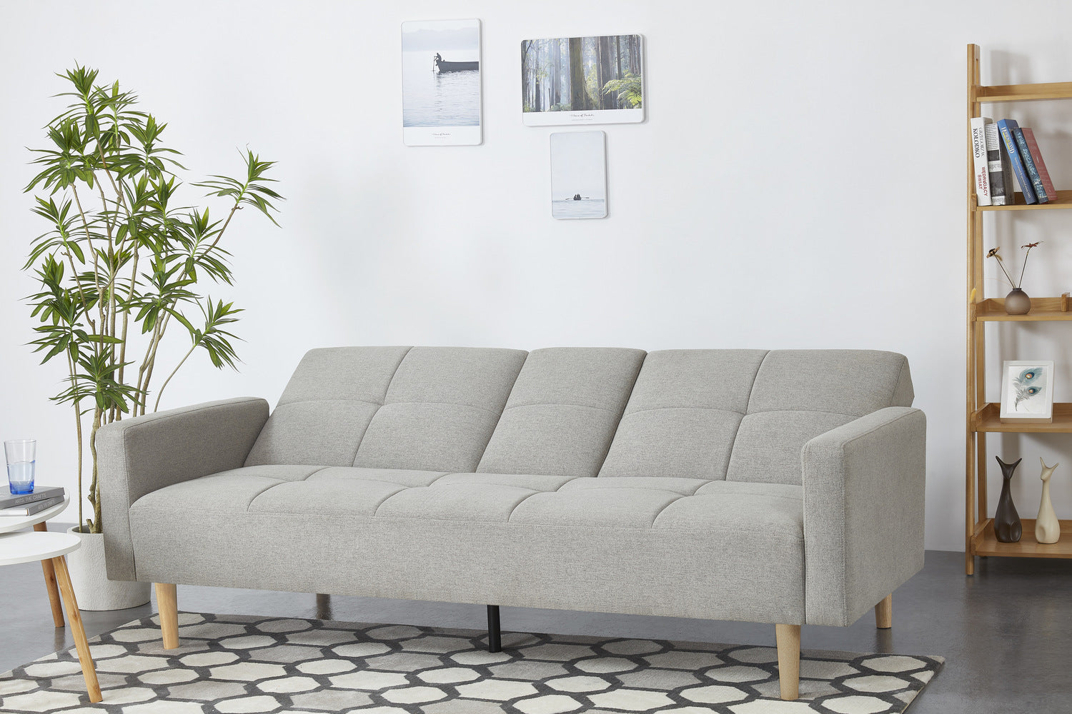 concept-usine-oslo-canap-convertible-3-places-gris-clair image 4