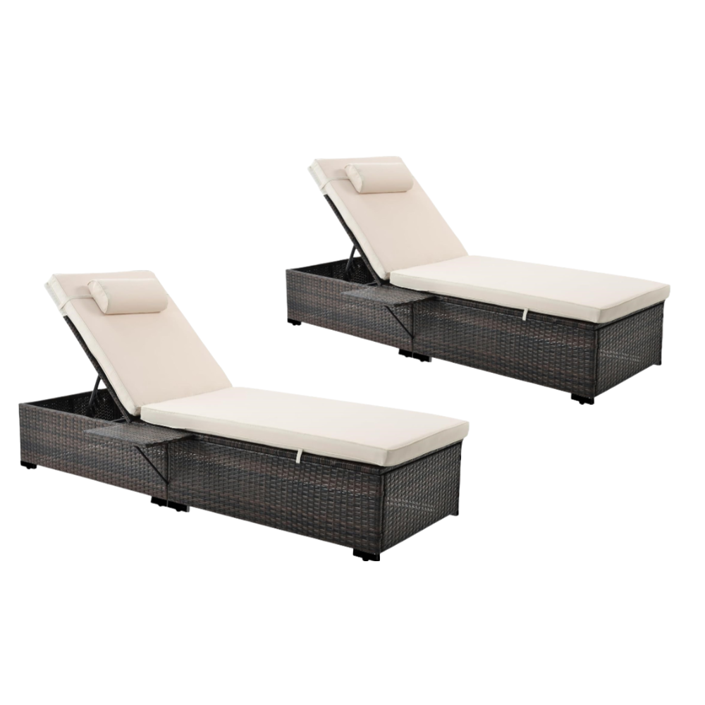 concept-usine-punta-cana-lot-2-transats-bain-de-soleil-beige image 3