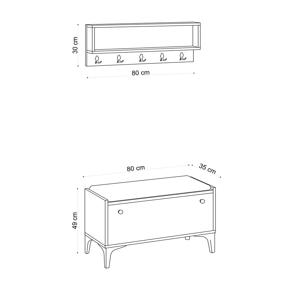 concept-usine-luana-meuble-chaussures-bois-80-cm-avec-assise image 6