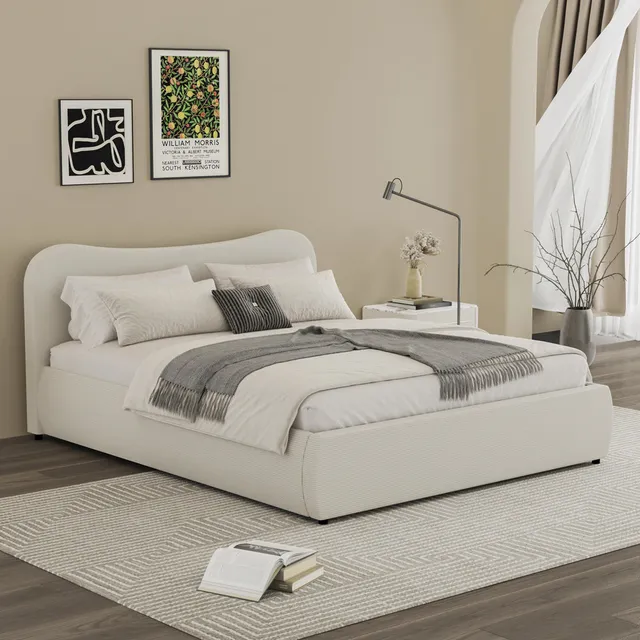 concept-usine-plano-lit-coffre-140x190-velours-c-tel-beige image 1