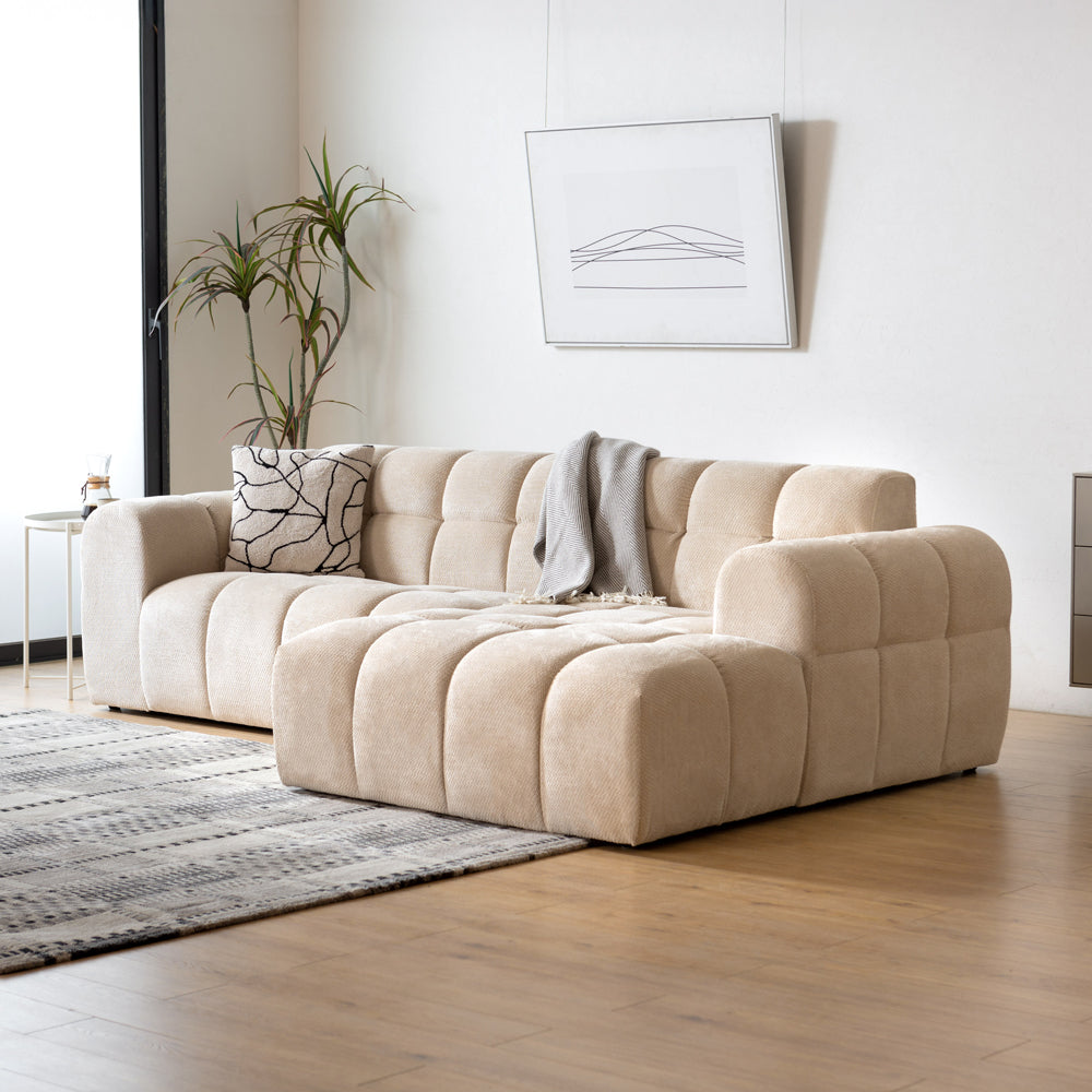 concept-usine-salford-canap-d-angle-velours-beige-3-places image 5