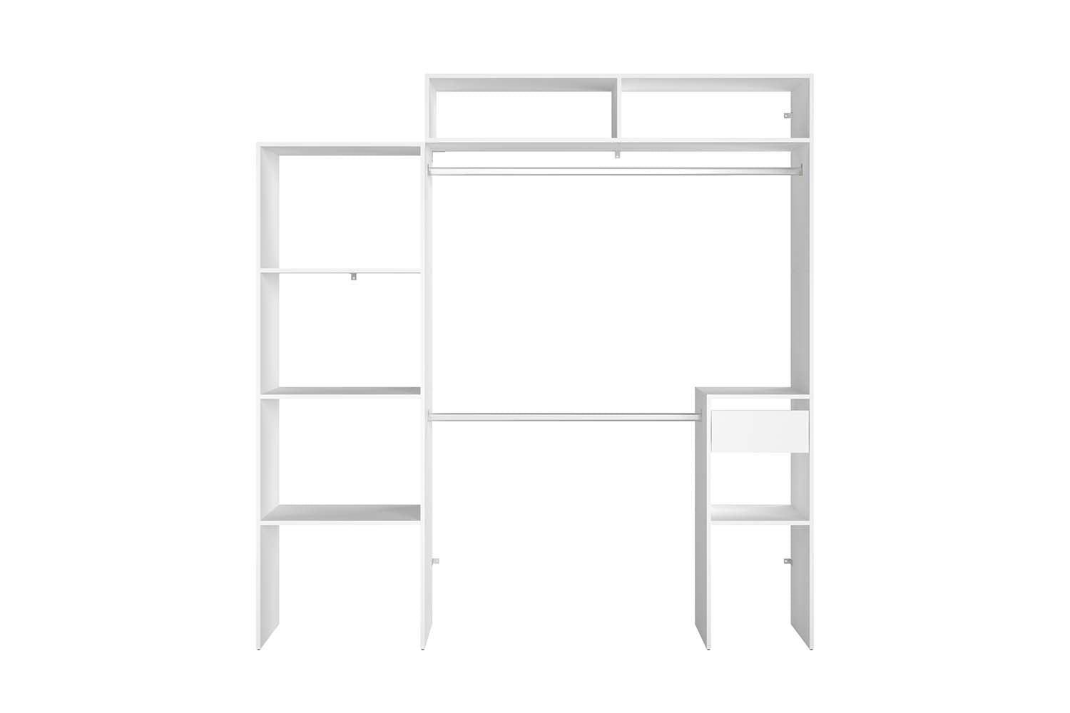 concept-usine-elys-e-dressing-extensible-blanc-140-cm-avec-tiroir-2 image 3