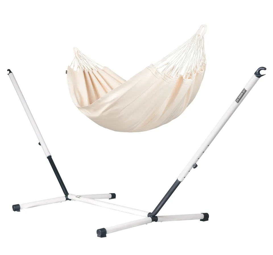 la-siesta-nautico-hamac-coton-bio-latte-king-400-cm image 1