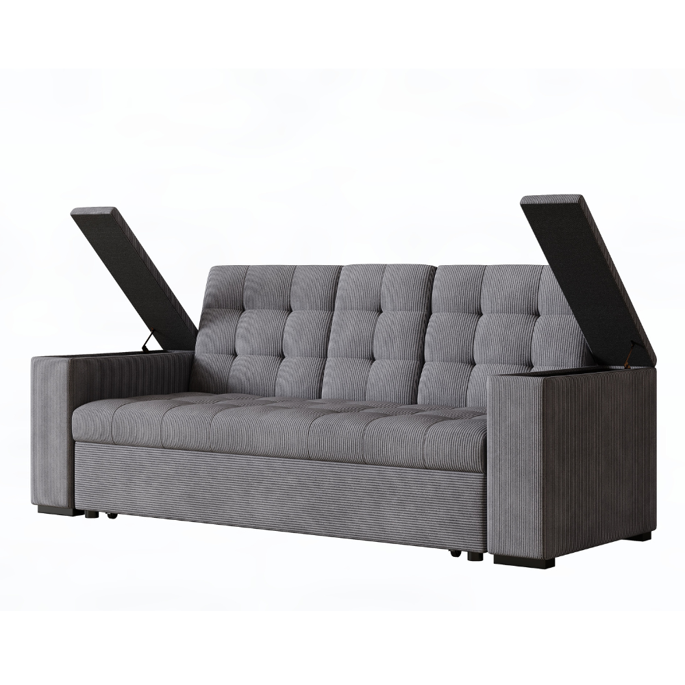 concept-usine-noho-canap-convertible-velours-c-tel-gris-clair image 7