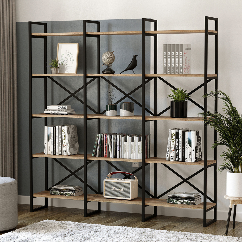 concept-usine-tomi-biblioth-que-industrielle-ch-ne-noir-5-tag-res image 2