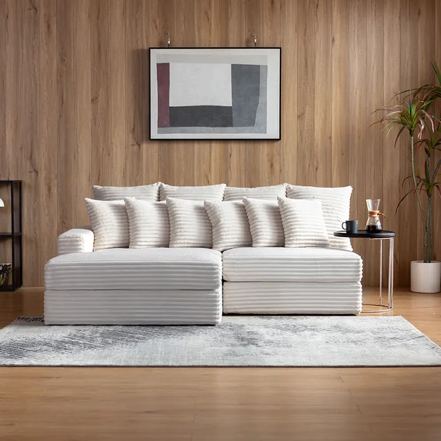 concept-usine-cardiff-canap-angle-beige-velours-c-tel image 1