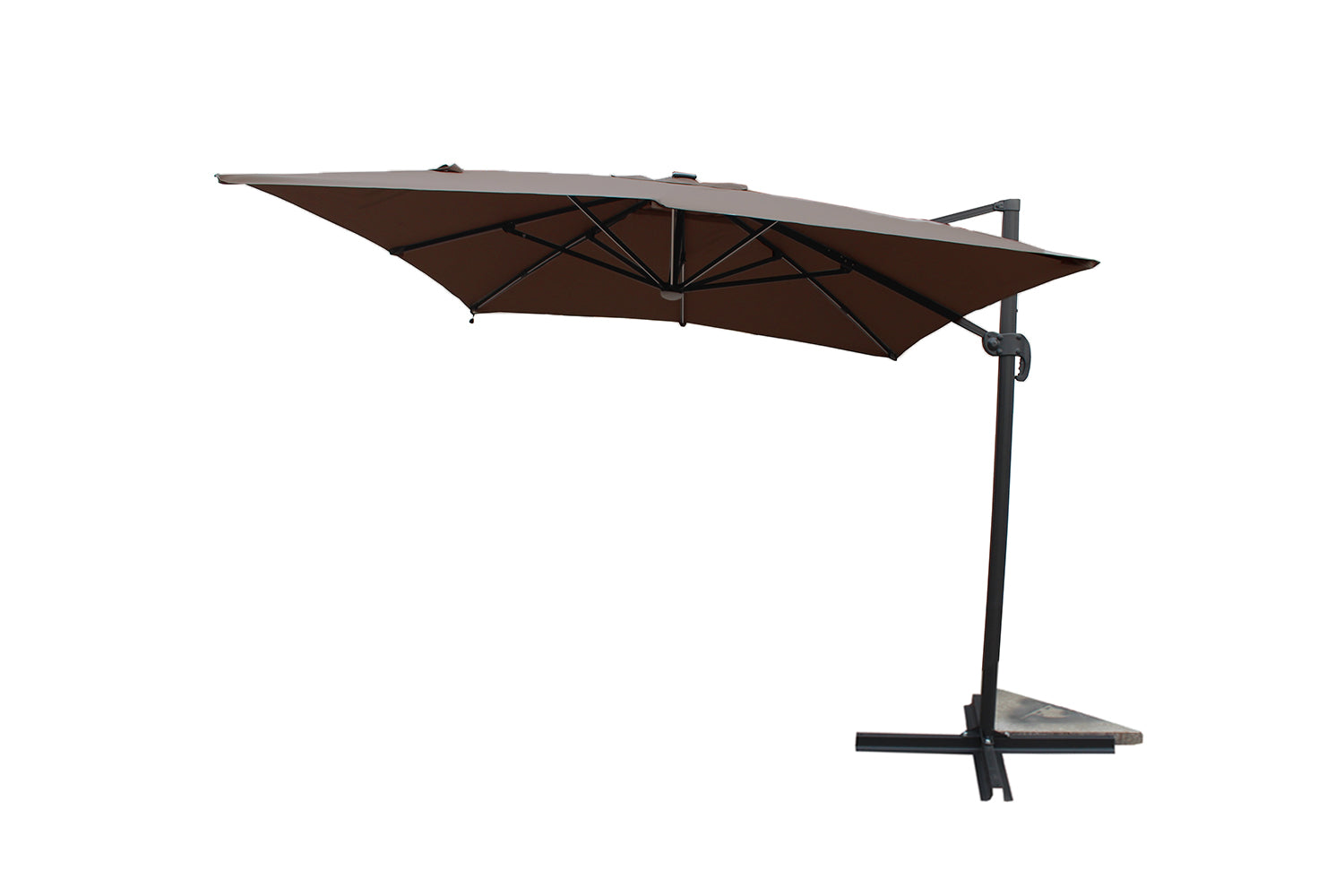 concept-usine-calvia-parasol-d-port-led-gris-alu image 2