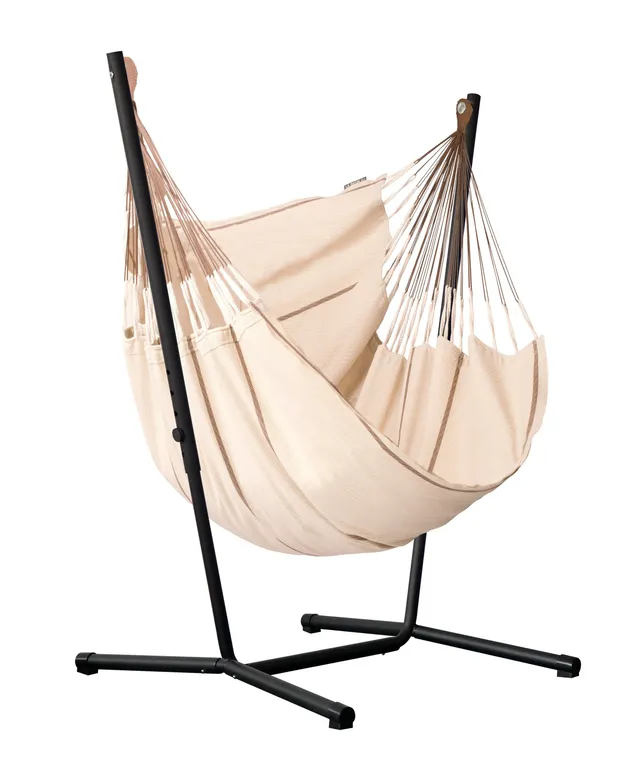 la-siesta-fiji-organic-fauteuil-suspendu-comfort-nougat-coton-bio image 1