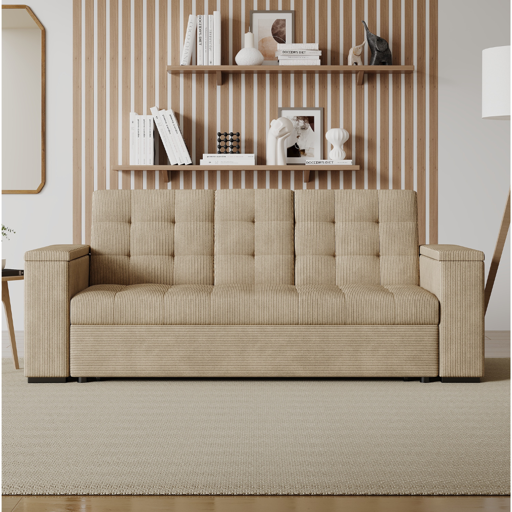 concept-usine-noho-canap-convertible-velours-c-tel-gris-clair image 2