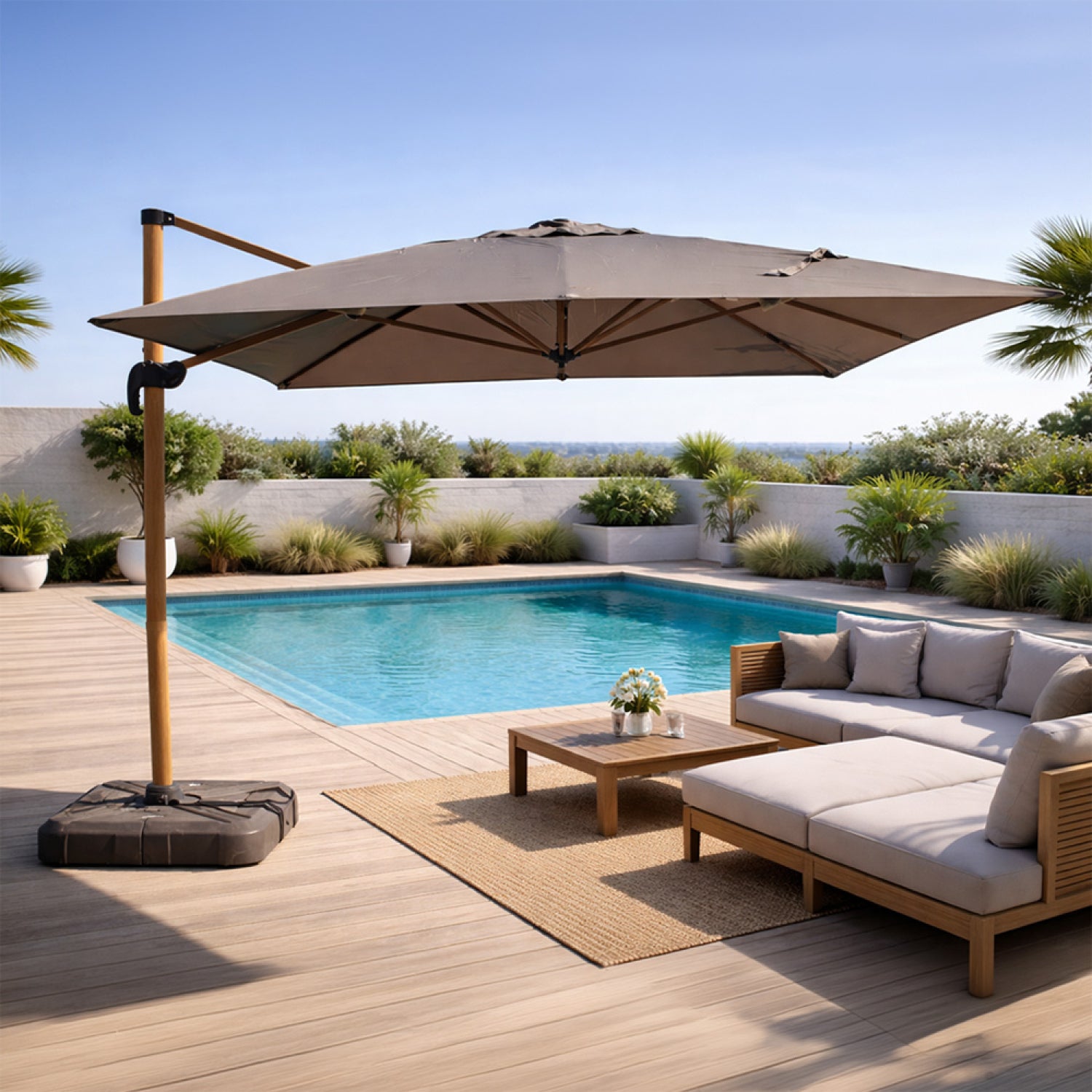 concept-usine-cesare-parasol-d-port-3x4m-gris-rotatif image 1