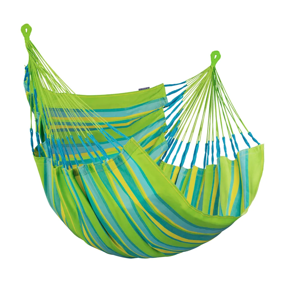 la-siesta-cumbia-fauteuil-suspendu-king-lime-outdoor-compact image 1