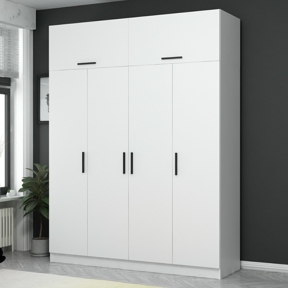 concept-usine-foch-dressing-blanc-180-cm-avec-penderie image 1