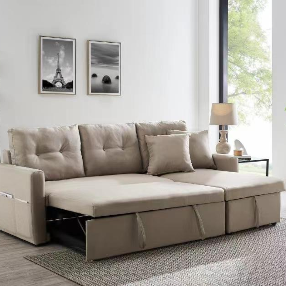 concept-usine-malmo-canap-angle-convertible-beige-220cm image 2