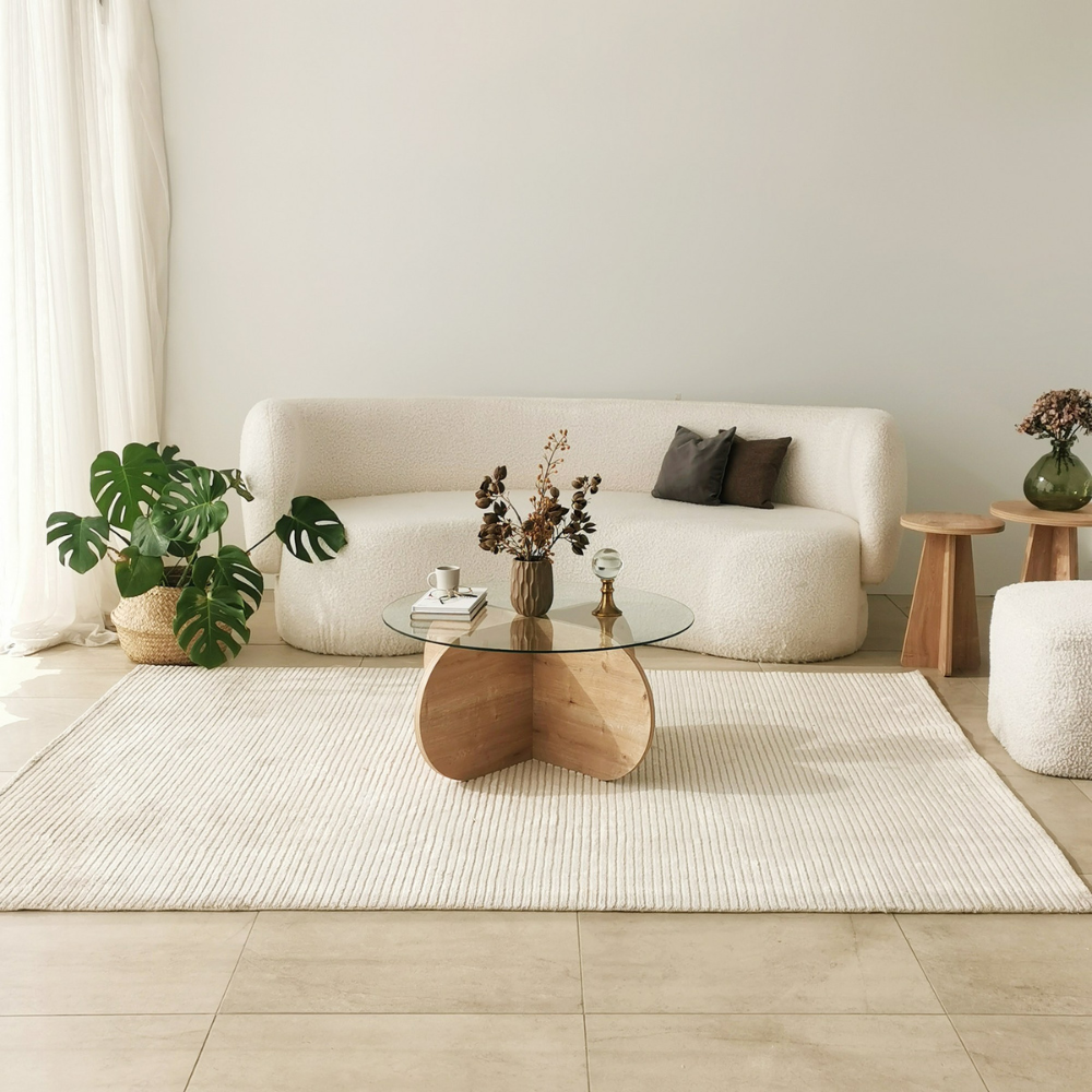 concept-usine-ribe-table-basse-ronde-bois-verre-design image 2
