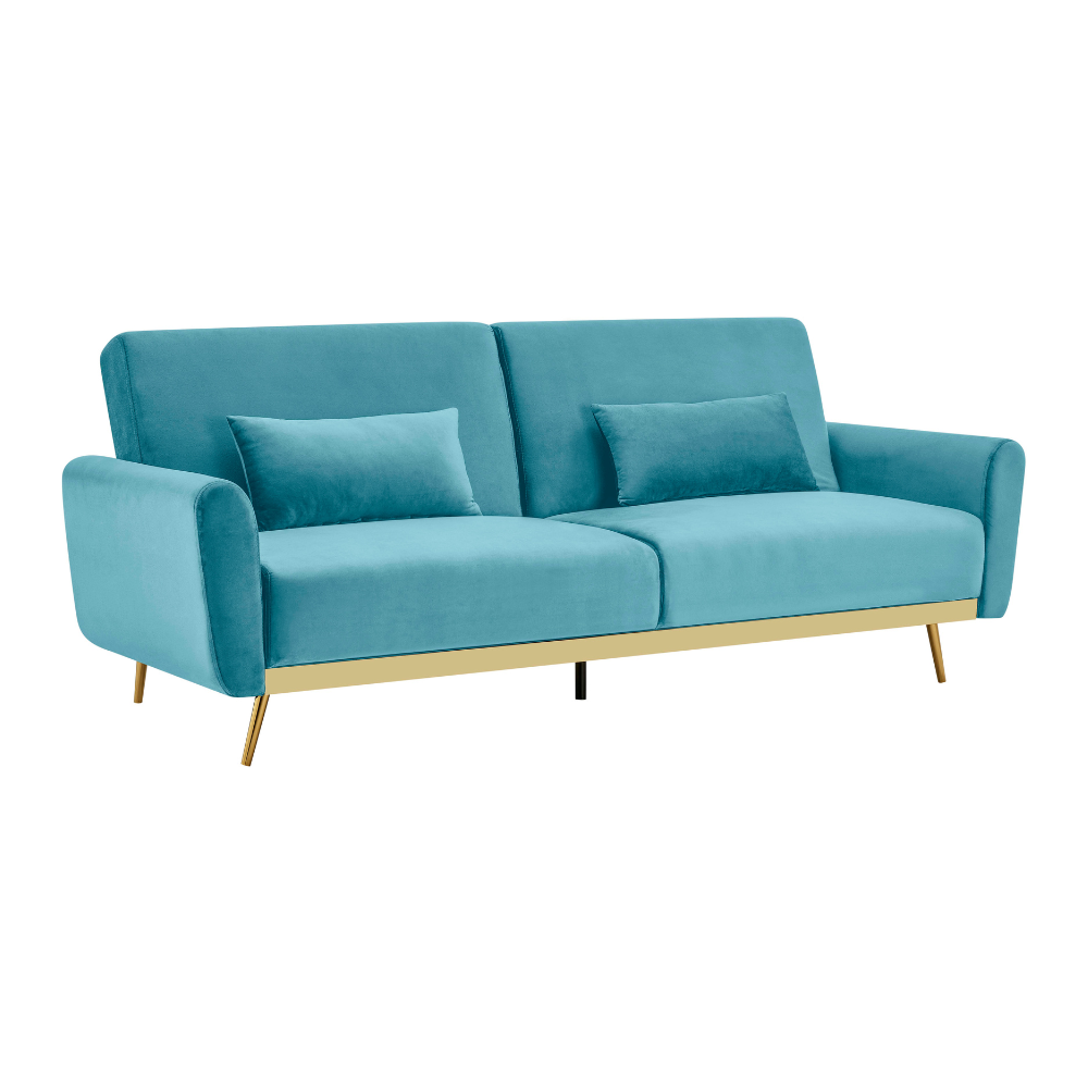 concept-usine-cyano-canap-convertible-velours-bleu-210-cm image 3