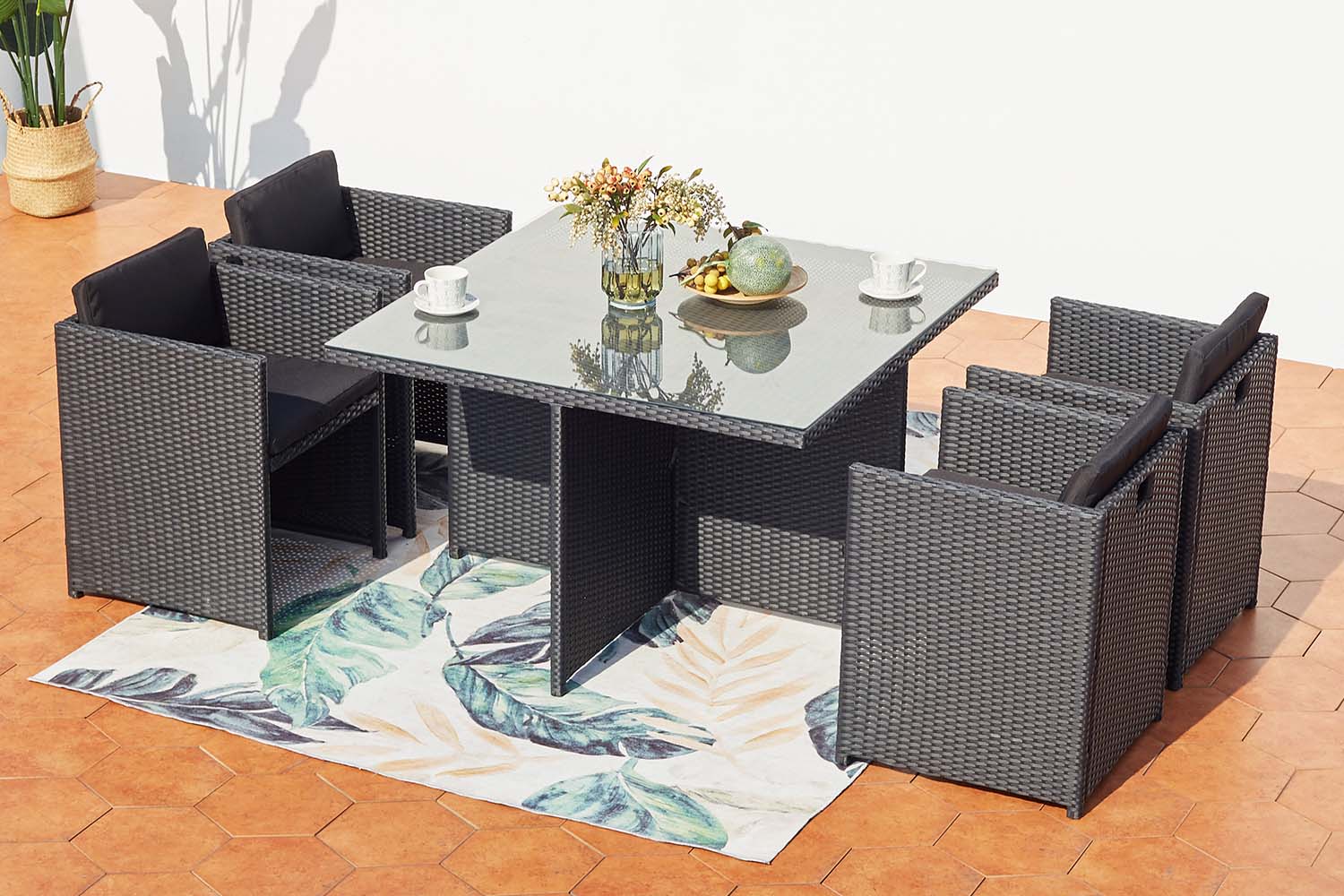 concept-usine-miami-4-salon-jardin-rotin-4-places image 3