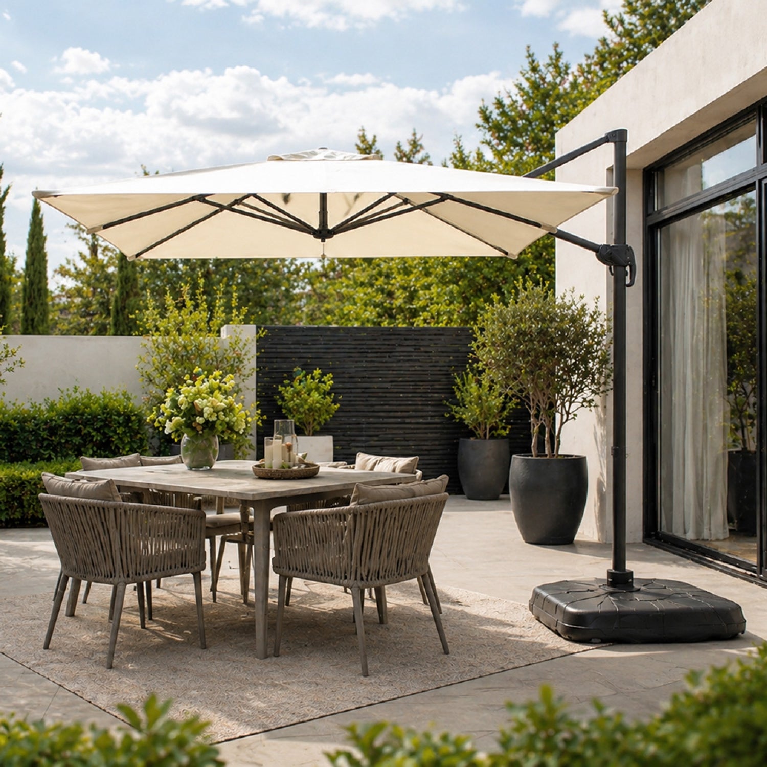 concept-usine-piana-parasol-d-port-2x3m-rotatif-gris-solaire image 3