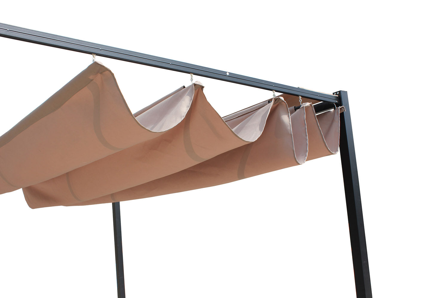 concept-usine-tusa-pergola-tonnelle-3x3-taupe image 5